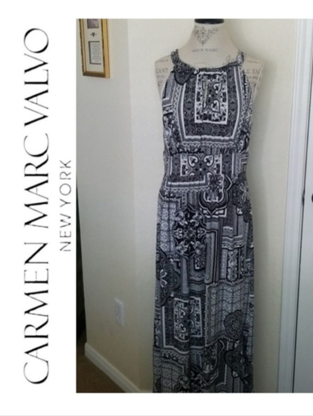 Carmen Marc Valvo Maxi Dress